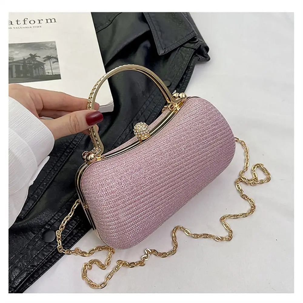 Wedding Bridal Beaded Women Evening Bag Dinner Bag Chain Shoulder Handbags Elegant Rhinestones Clutch Egg Shape Evening Bag Wedding Bridal Beaded Women Evening Bag Dinner Bag Chain Shoulder Handbags Elegant Rhinestones Clutch Egg Shape Evening Bag