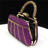 Popular In Nigeria Exquisite Evening Bags With Diamond Design Fashion Handle Clutch Rhinestone Embellished Long Chain Bag Popular In Nigeria Exquisite Evening Bags With Diamond Design Fashion Handle Clutch Rhinestone Embellished Long Chain Bag