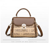 Bags for Women, Printed Fashionable Hand-Held Locks, Commuting Small Square Bag, Fashionable and Versatile Shoulder Crossbody Ba Bags for Women, Printed Fashionable Hand-Held Locks, Commuting Small Square Bag, Fashionable and Versatile Shoulder Crossbody Ba