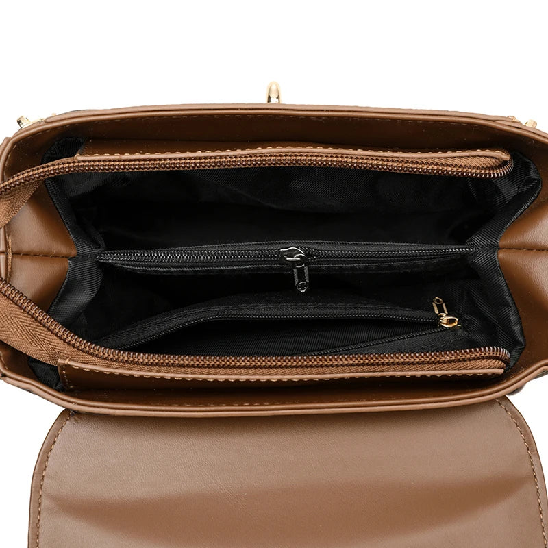 Bags for Women, Printed Fashionable Hand-Held Locks, Commuting Small Square Bag, Fashionable and Versatile Shoulder Crossbody Ba Bags for Women, Printed Fashionable Hand-Held Locks, Commuting Small Square Bag, Fashionable and Versatile Shoulder Crossbody Ba