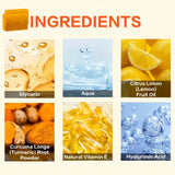 1/2/4/6Pcs Turmeric Kojic Acid Handmade Soap Scrub for Exfoliation, Moisturizing, Deep Cleansing, Spot Removal, Acne Removal