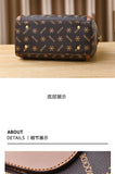 Fashionable Printed Women'S Crossbody Bag Large Capacity Handbag Classic Retro Shoulder Bags Commuting Tote Bag Small Square Bag