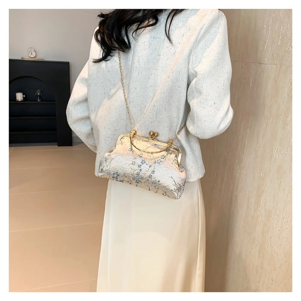 Fashion Korean Shoulder Bag Temperament Gentle Messenger Bag Popular Trendy Commuting Bag Women