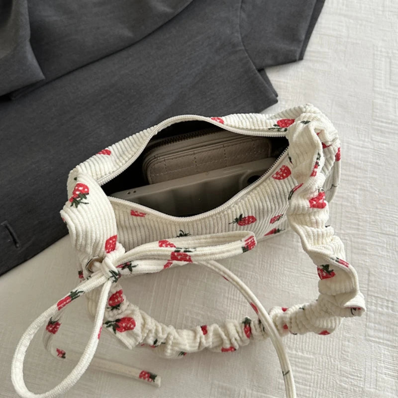 Women Nylon Crossbody Bag Fashion Casual Shoulder Bag for Girls Students Lightweight Portable Underarm Purse Handbag