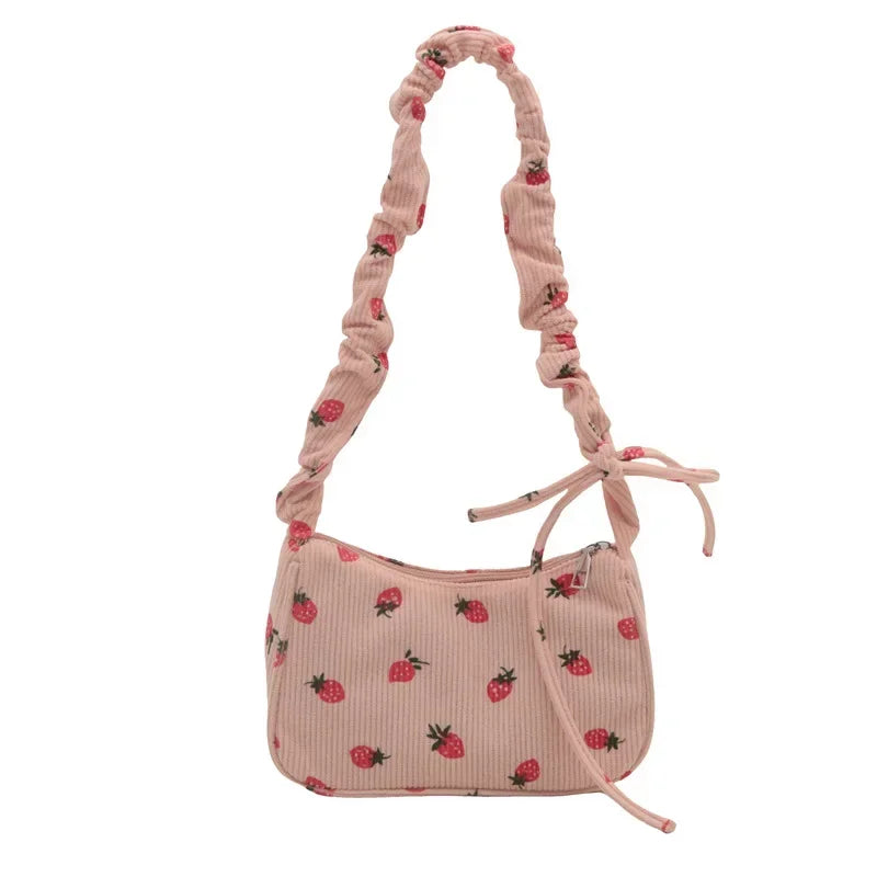 Women Nylon Crossbody Bag Fashion Casual Shoulder Bag for Girls Students Lightweight Portable Underarm Purse Handbag