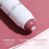 PECOLOVERS Waterproof Lipstick for Women - Long-Lasting, Moisturizing Gloss with Natural Finish, Suitable for All Skin Types