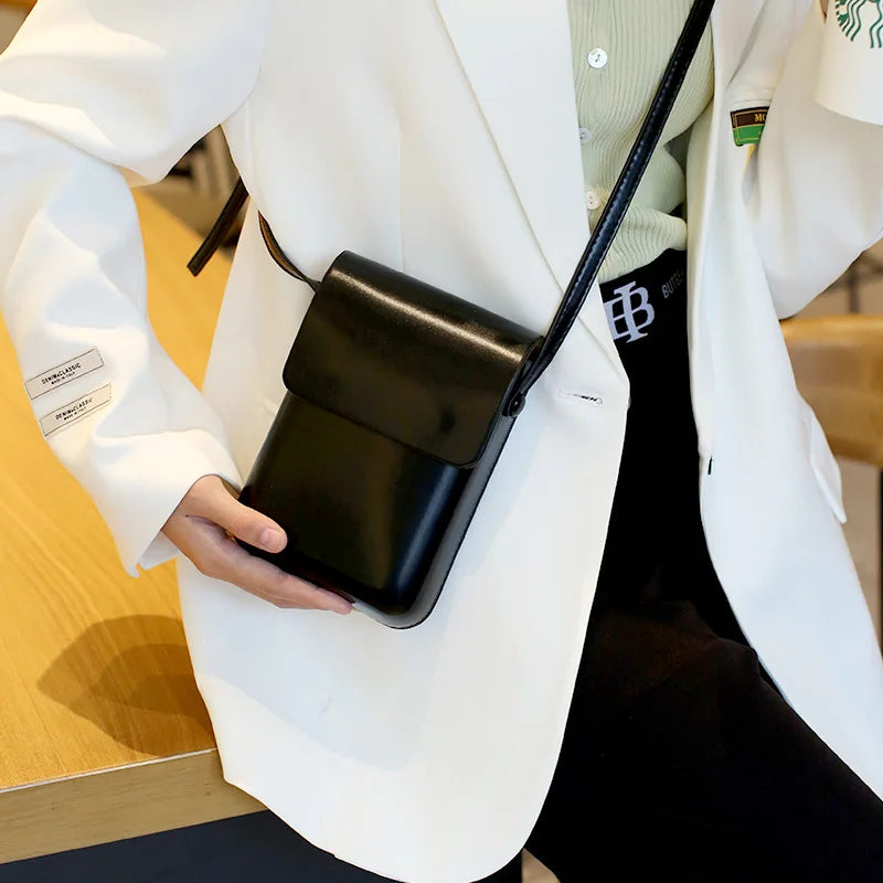 New Women Handbags Fashion Pu Leather Shoulder Bags Female Luxury Large Capacity Crossbody Bags For Women Small Flap Phone Purse
