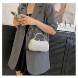 Wedding Bridal Beaded Women Evening Bag Dinner Bag Chain Shoulder Handbags Elegant Rhinestones Clutch Egg Shape Evening Bag