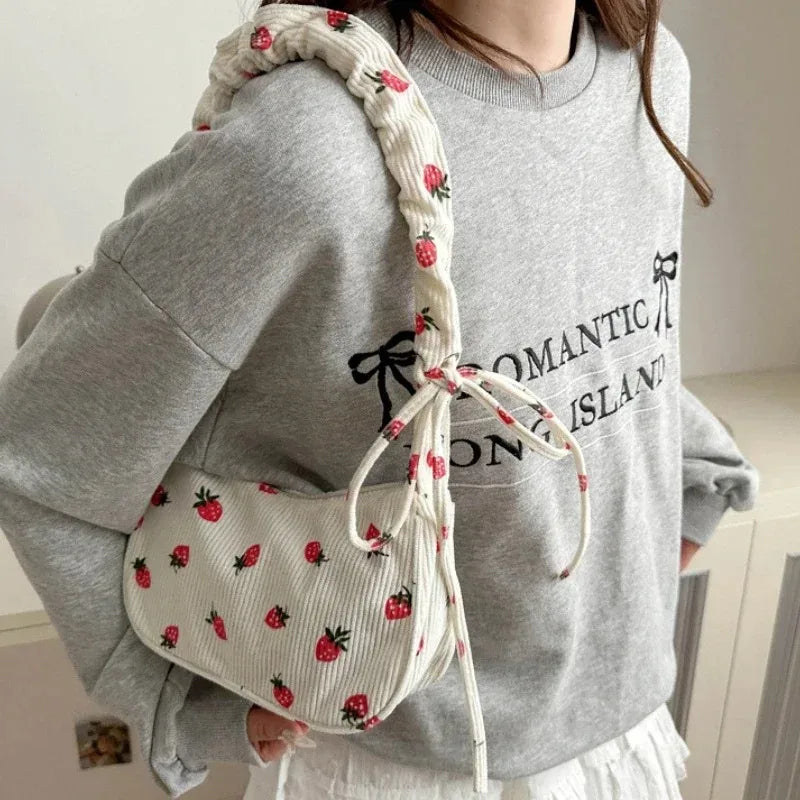 Women Nylon Crossbody Bag Fashion Casual Shoulder Bag for Girls Students Lightweight Portable Underarm Purse Handbag