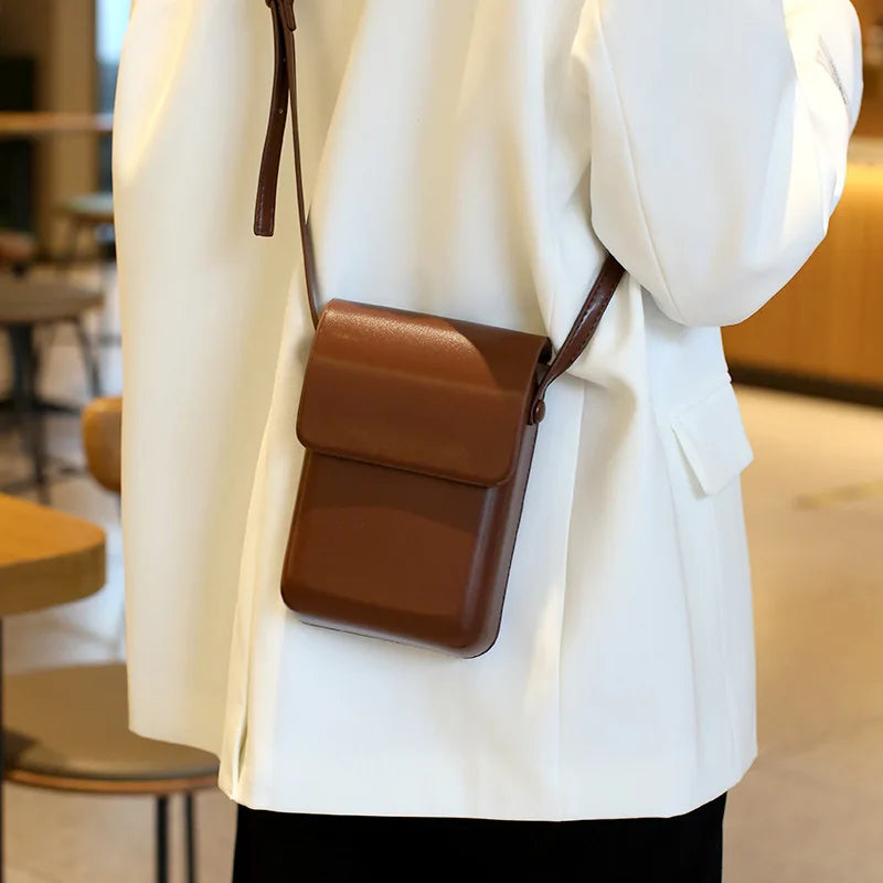 New Women Handbags Fashion Pu Leather Shoulder Bags Female Luxury Large Capacity Crossbody Bags For Women Small Flap Phone Purse