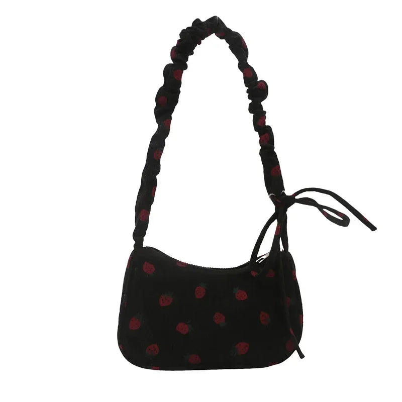 Women Nylon Crossbody Bag Fashion Casual Shoulder Bag for Girls Students Lightweight Portable Underarm Purse Handbag