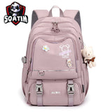 Children School Bags For Girls Large Schoolbag Kawaii Primary School Backpack Kids Book Bag Waterproof Laptop Travel Rucksack