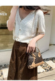 Fashion Handbag Women's Crossbody Bag Advanced Simple Single Shoulder Crossbody Bag Portable Large Capacity Bag