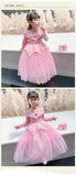 Halloween Costumes Kids Pink Girls Party Dresses Girl Aurora Princess Gown Sleeping Beauty Cosplay Costume Fantasy Disguise Sets