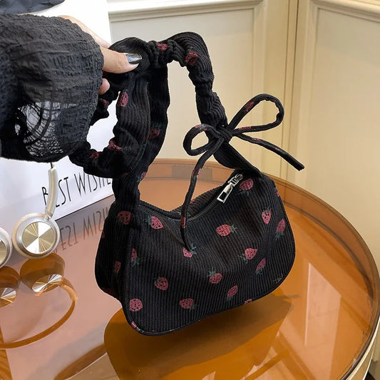 Women Nylon Crossbody Bag Fashion Casual Shoulder Bag for Girls Students Lightweight Portable Underarm Purse Handbag