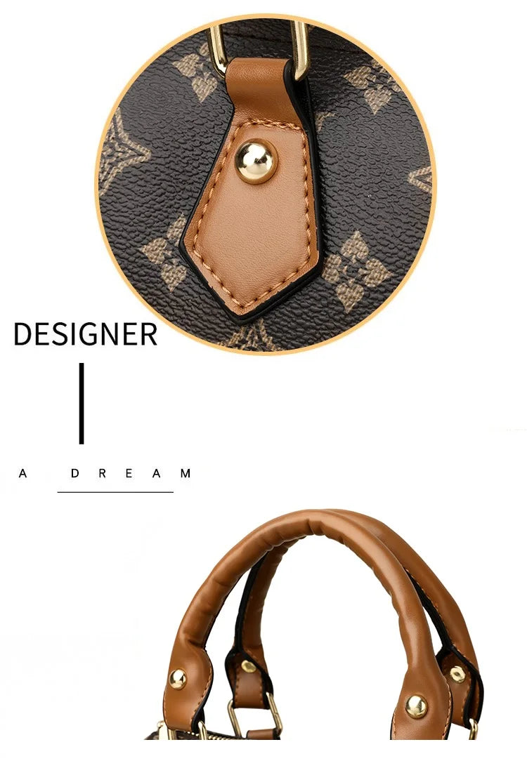 High-End Bags for Women for All Seasons, Fashionable Hand-Held Lock Buckle Women's Bags, Small Square Bags, New Styles, Versatil