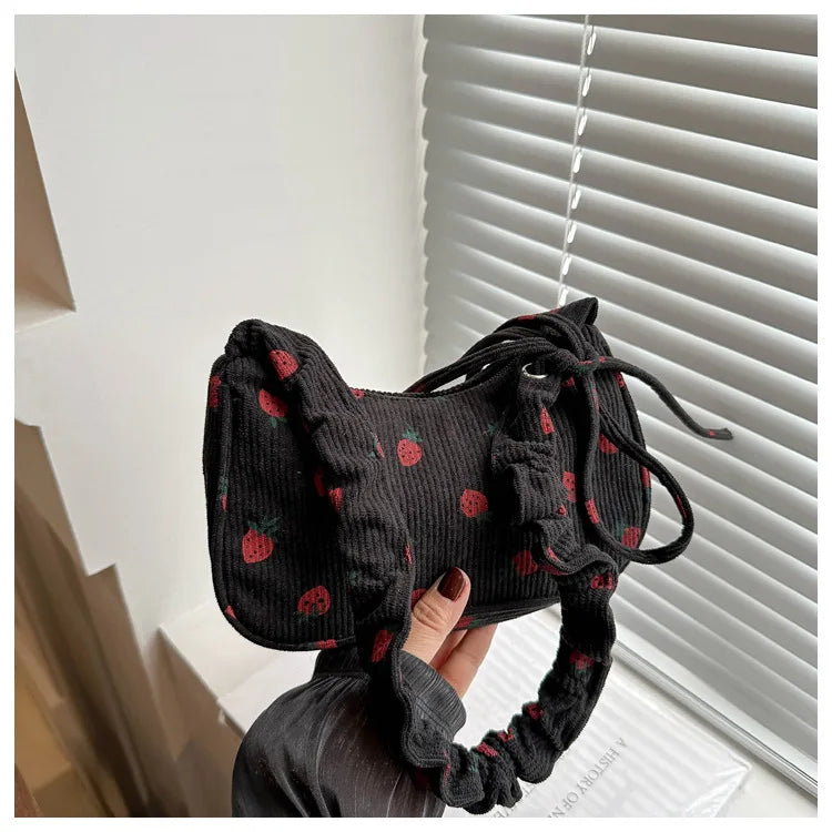 Women Nylon Crossbody Bag Fashion Casual Shoulder Bag for Girls Students Lightweight Portable Underarm Purse Handbag