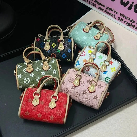 Mini /Creative and trendy Headphone Bag Keychain Bag, Fashionable Pendant, Mini Bag coin pocket, Red envelope flower shell...