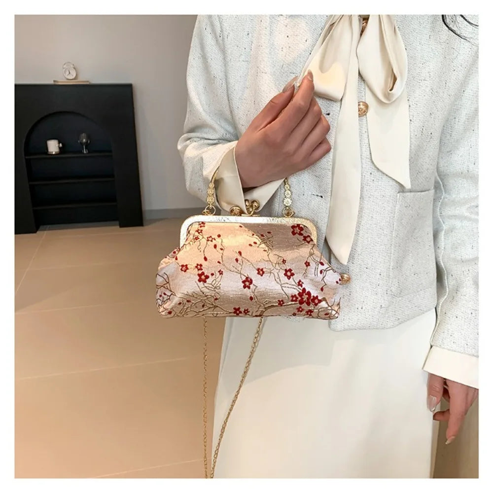 Fashion Korean Shoulder Bag Temperament Gentle Messenger Bag Popular Trendy Commuting Bag Women