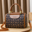 Fashionable Printed Women'S Crossbody Bag Large Capacity Handbag Classic Retro Shoulder Bags Commuting Tote Bag Small Square Bag
