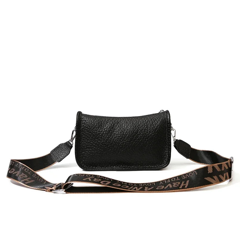 Two Layers Women's Printed Leather Small Shoulder Phone Bags Ladies Handbags Crossbody Bag High Quality Messenger Bag Sac A Main