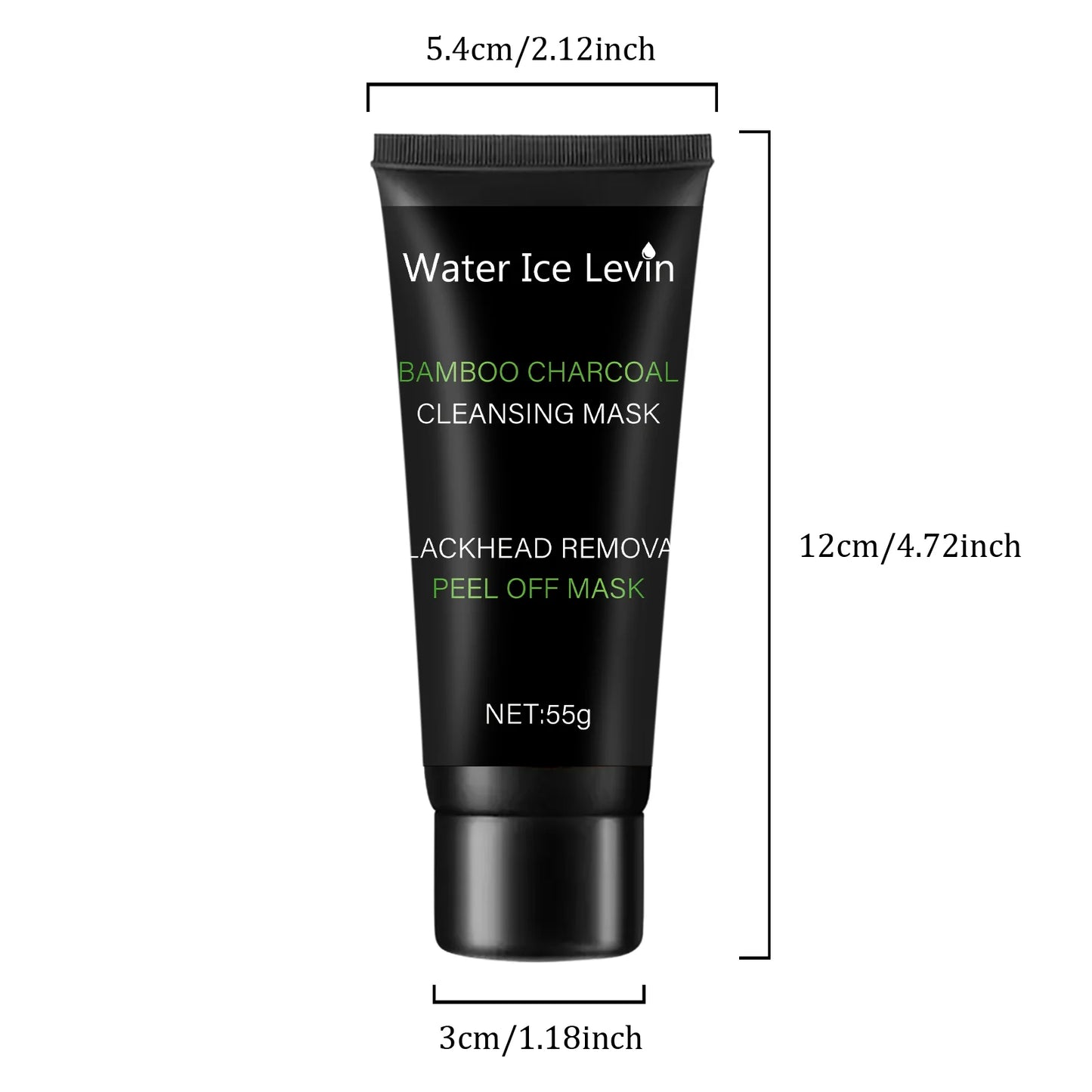 Bamboo charcoal cleansing mask Blackhead Removal Deep Mask Deep Cleansing Cleansing Exfoliating Mask Treatment Black Mask