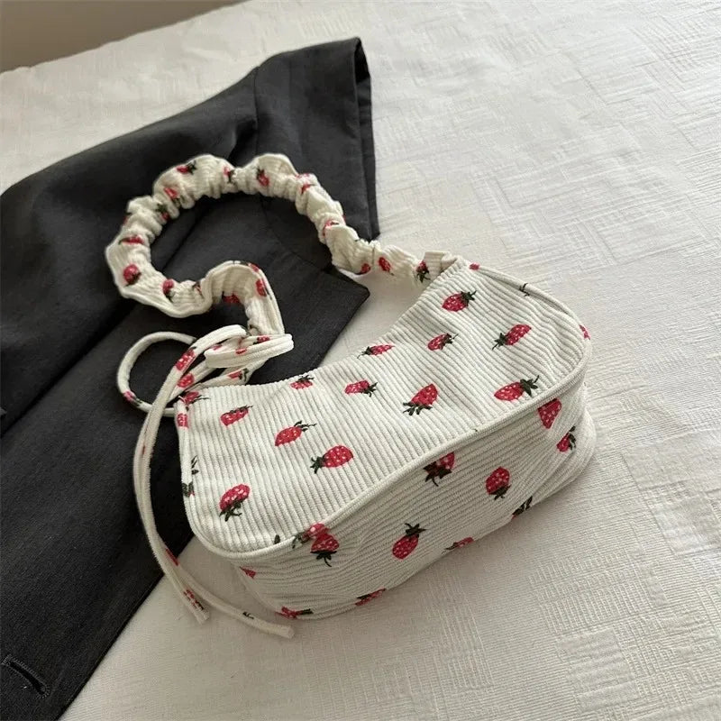Women Nylon Crossbody Bag Fashion Casual Shoulder Bag for Girls Students Lightweight Portable Underarm Purse Handbag