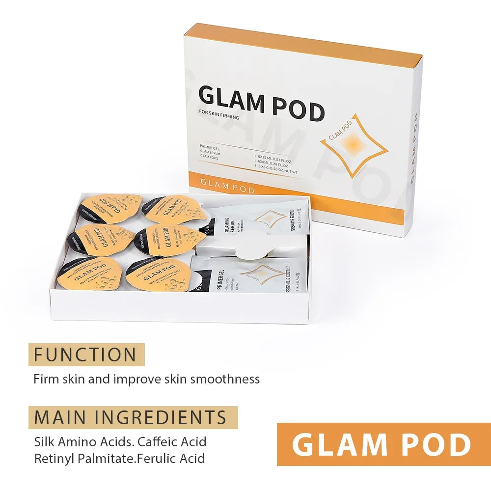 Glam Pod For Aqua Facial Machine CO2 Pods For Bubble Facial Beauty Machine Bubble Skin Care Revive Pods co2 Capsule Gels