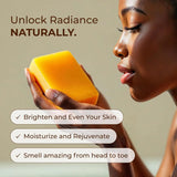 1/2/4/6Pcs Turmeric Kojic Acid Handmade Soap Scrub for Exfoliation, Moisturizing, Deep Cleansing, Spot Removal, Acne Removal