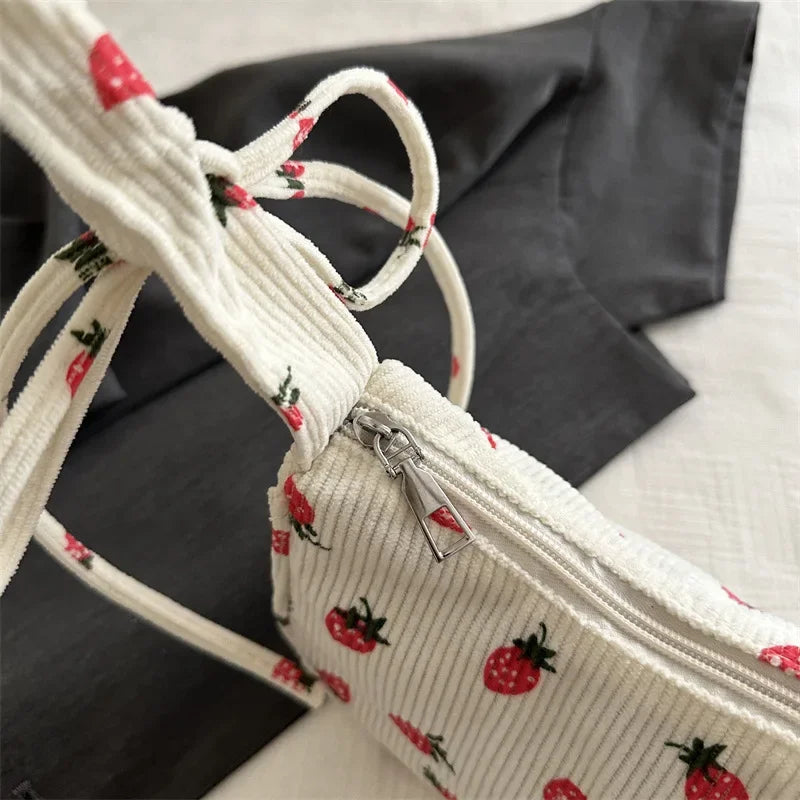 Women Nylon Crossbody Bag Fashion Casual Shoulder Bag for Girls Students Lightweight Portable Underarm Purse Handbag