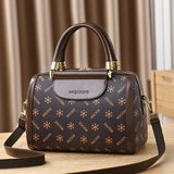 Fashionable Printed Women'S Crossbody Bag Large Capacity Handbag Classic Retro Shoulder Bags Commuting Tote Bag Small Square Bag