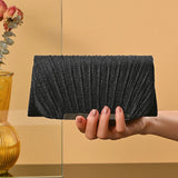 Wedding Bride Dinner Purse for Women Banquet Silver Clutch Bag Fashion Ladies Shinny Rhinestone Evening Bag