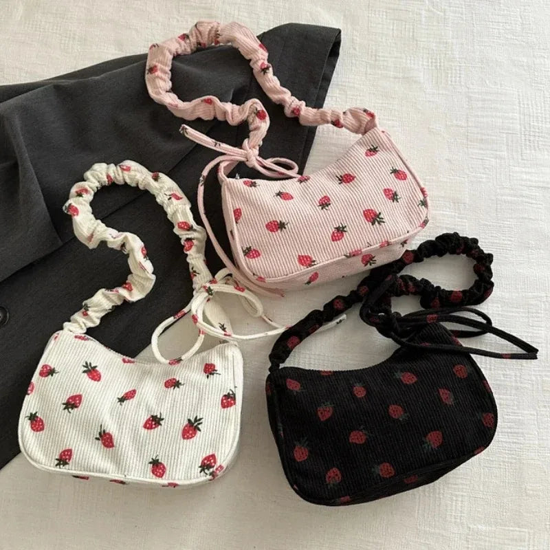 Women Nylon Crossbody Bag Fashion Casual Shoulder Bag for Girls Students Lightweight Portable Underarm Purse Handbag