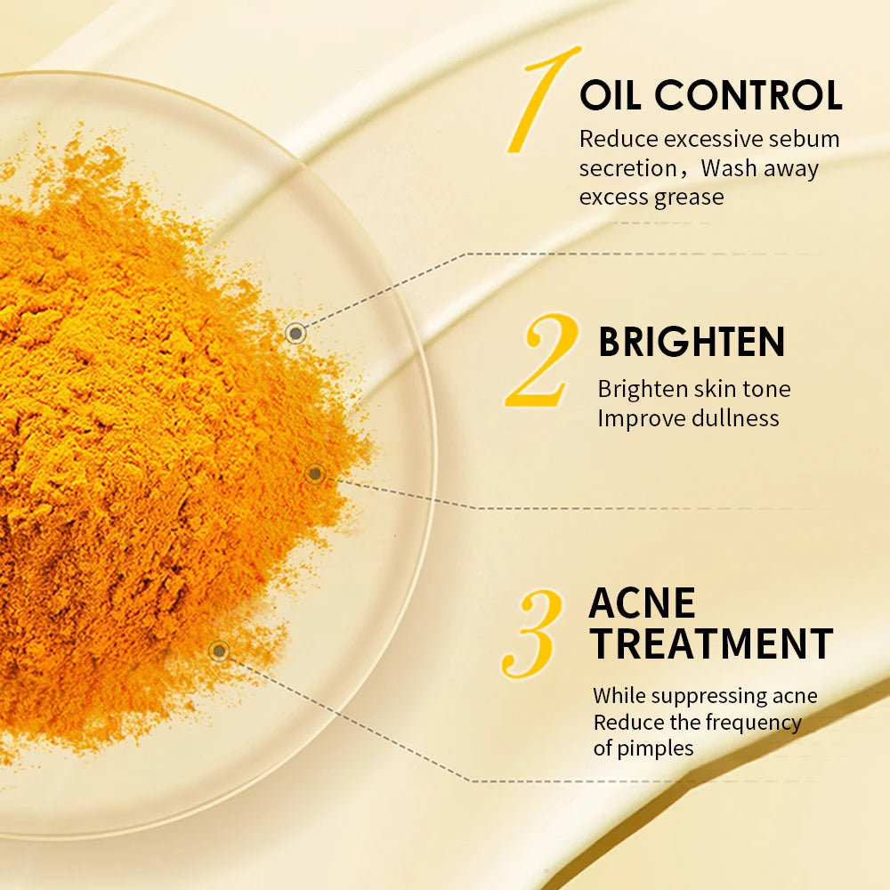 1/2/4/6Pcs Turmeric Kojic Acid Handmade Soap Scrub for Exfoliation, Moisturizing, Deep Cleansing, Spot Removal, Acne Removal