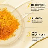 1/2/4/6Pcs Turmeric Kojic Acid Handmade Soap Scrub for Exfoliation, Moisturizing, Deep Cleansing, Spot Removal, Acne Removal