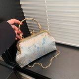 Fashion Korean Shoulder Bag Temperament Gentle Messenger Bag Popular Trendy Commuting Bag Women