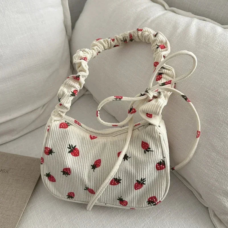 Women Nylon Crossbody Bag Fashion Casual Shoulder Bag for Girls Students Lightweight Portable Underarm Purse Handbag