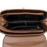 Bags for Women, Printed Fashionable Hand-Held Locks, Commuting Small Square Bag, Fashionable and Versatile Shoulder Crossbody Ba