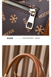 Fashionable Printed Women'S Crossbody Bag Large Capacity Handbag Classic Retro Shoulder Bags Commuting Tote Bag Small Square Bag